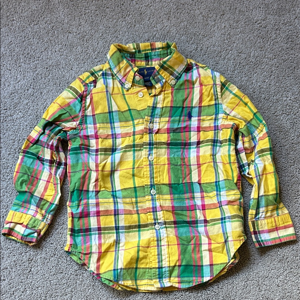Ralph Lauren Multicolor Plaid Shirt